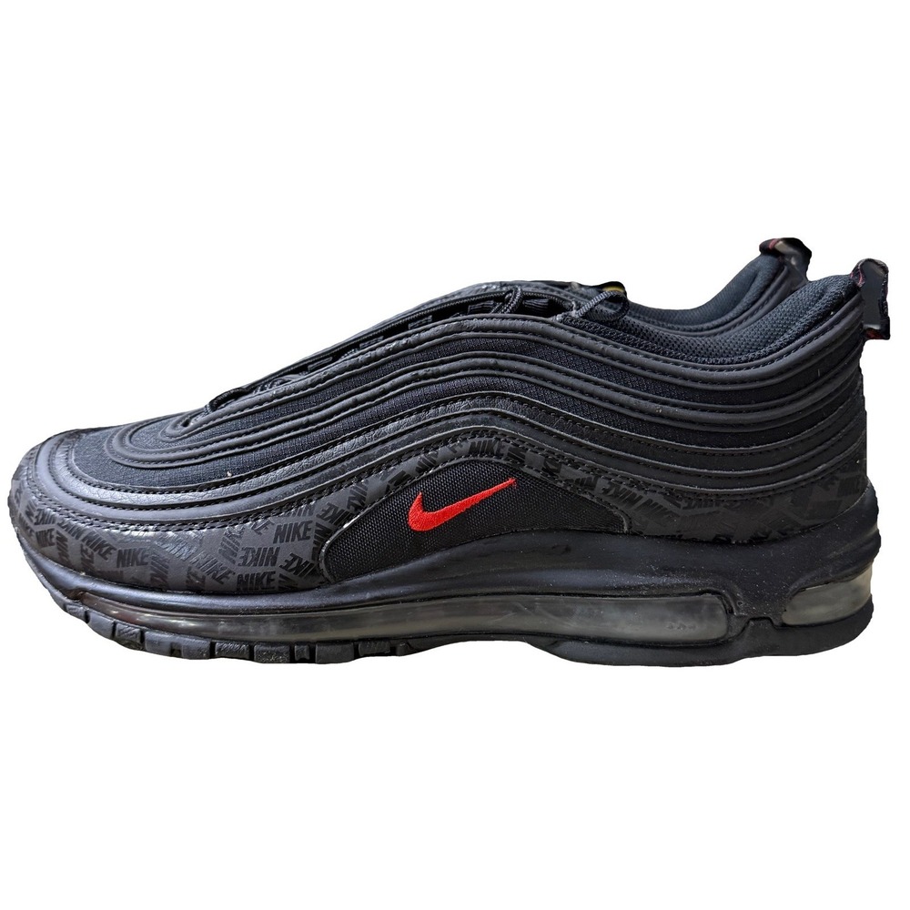 Nike Men's Air Max 97 All Over Print Black University Red | AR4259-001 Size 10.5